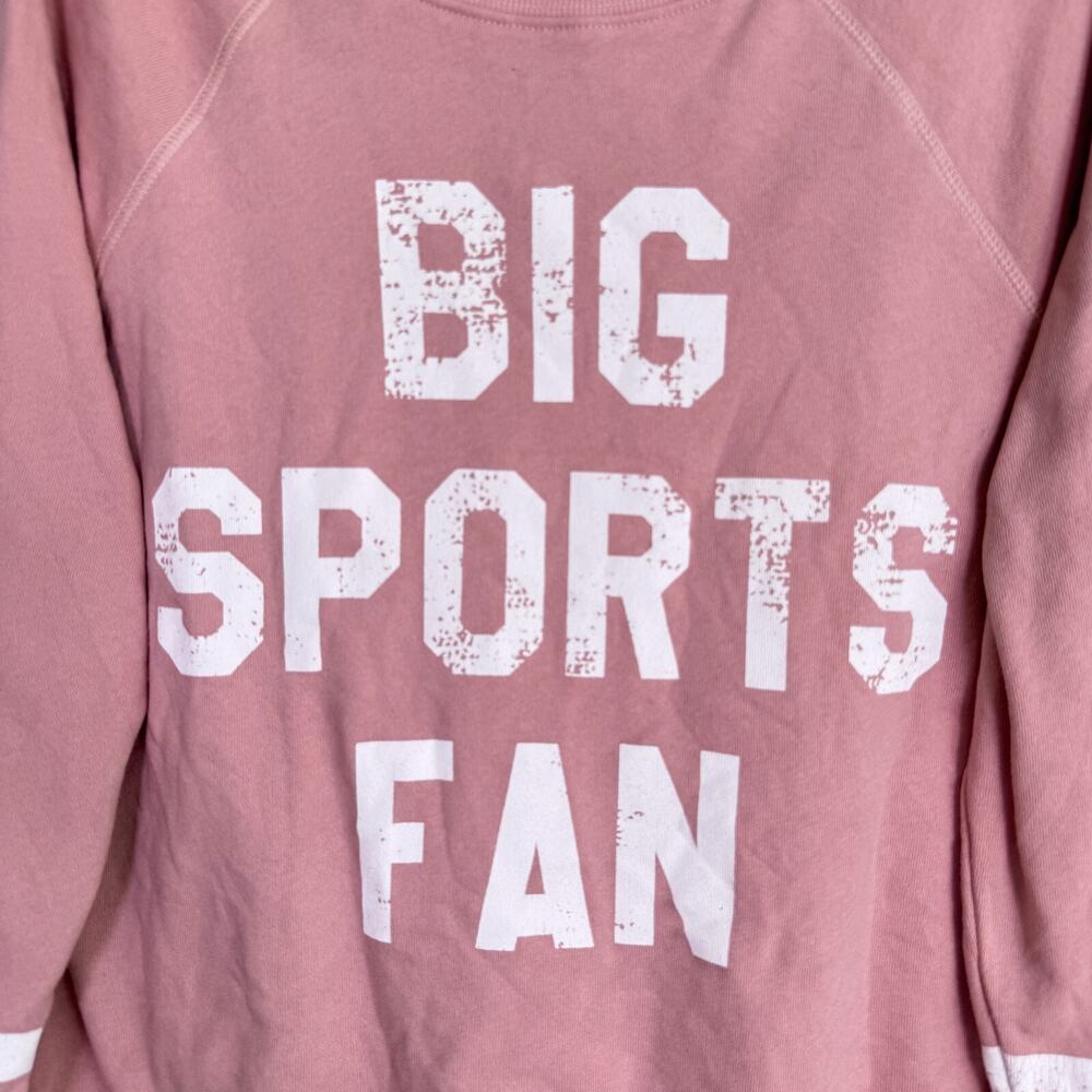 Wildfox Sweatshirt Womens XS Big Sports Fan Oversize Sweater Football Baseball - Picture 5 of 11